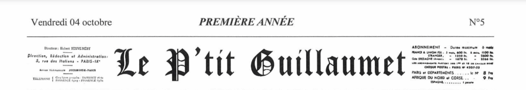 Ptit Guillaumet n°5
